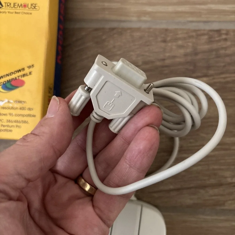 Vintage Truemouse Computer 3-Key Serial 1990's COMPUSA Era